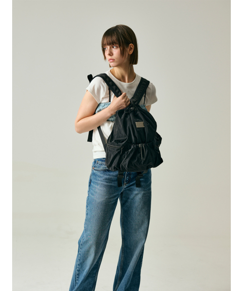 Salad bowls（サラダボール）の「LIGHT STREET SMALL BACKPACK [BLACK]（バックパック/リュック・レディース・ブラック・FREE）」の13枚目の写真