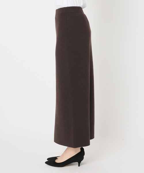 Spick & Span（スピックアンドスパン）の「《追加》ミラノリブニットスカート（スカート・レディース・チャコールグレー/ブラック・36/38）」の15枚目の写真