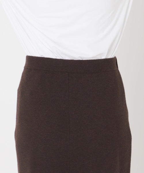 Spick & Span（スピックアンドスパン）の「《追加》ミラノリブニットスカート（スカート・レディース・チャコールグレー/ブラック・36/38）」の19枚目の写真