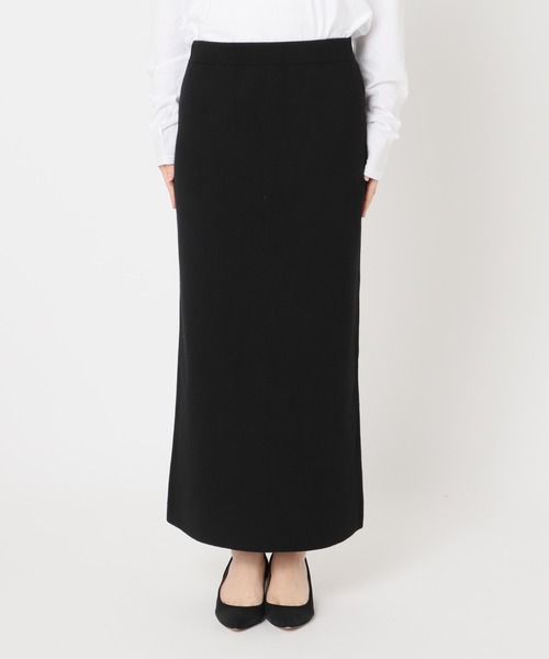 Spick & Span（スピックアンドスパン）の「《追加》ミラノリブニットスカート（スカート・レディース・チャコールグレー/ブラック・36/38）」の22枚目の写真