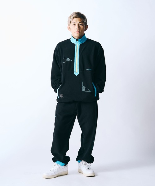 reversal.dogi.design.works(リバーサル・ドーギ・デザイン・ワークス)の「<reversal/リバーサル>EMBROIDERY COLOR FLEECE PANTS(スウェットパンツ・メンズ・ターコイズブルー/ブラック/パープル・LARGE/MEDIUM/X-LARGE)」の7枚目の写真