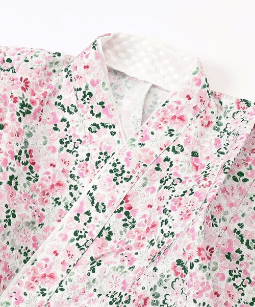 apres les cours（アプレレクール）の「NET別注【リンク】おめかし袴セット（着物・キッズ・ピンク/ネイビー/ライトイエロー・140/130/120/110/100/90/80）」の16枚目の写真