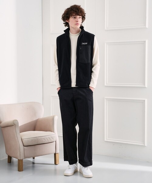 TAKEO KIKUCHI（タケオキクチ）の「TKDWフリースベスト（ベスト・メンズ・ブラック・02/03）」の13枚目の写真