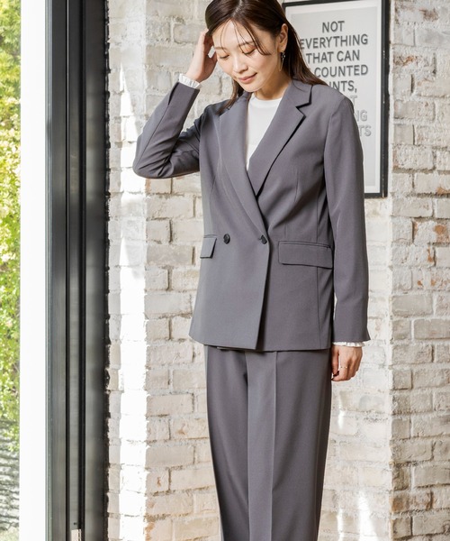 セール】スーツセット ダブル セットアップ カジュアル ジャケット