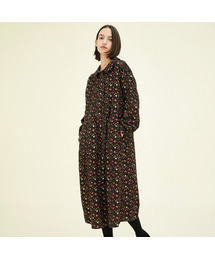 CHIQUITA（チキータ）の「Double Dress (Flower Napping) Black 244202FBK（ワンピース）」