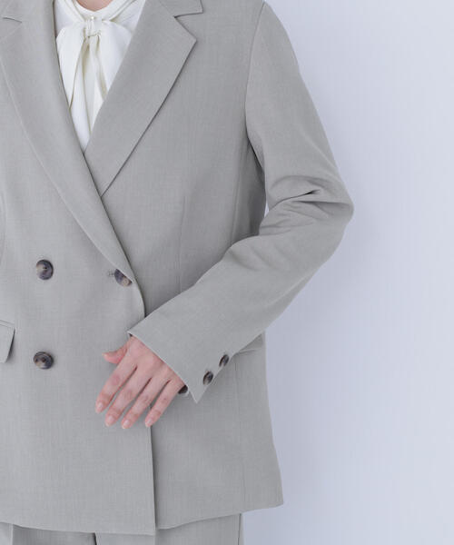 ◇クラッシー SETUP ダブルブレストジャケット（テーラードジャケット
