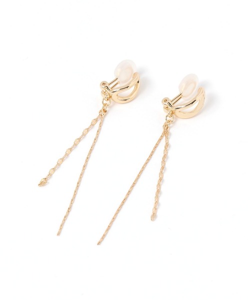 GLOBAL WORK（グローバルワーク）の「チェーンマルチイヤリング/619209（イヤリング・レディース・ゴールド/シルバー・FREE）」の2枚目の写真