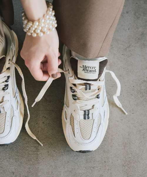 SLOBE IENA（スローブイエナ）の「《WEB限定/追加3》The Mercer Brand The Re-Run Vintage ME253012-157/601（スニーカー・レディース・ホワイト・36/37/38）」の16枚目の写真