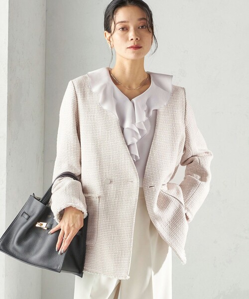 VIOLAd'ORO(ヴィオラドーロ)の「VIOLAd’ORO:金具付き トート(ショルダーバッグ・レディース・キャメル/ブラック・ONE SIZE)」の7枚目の写真