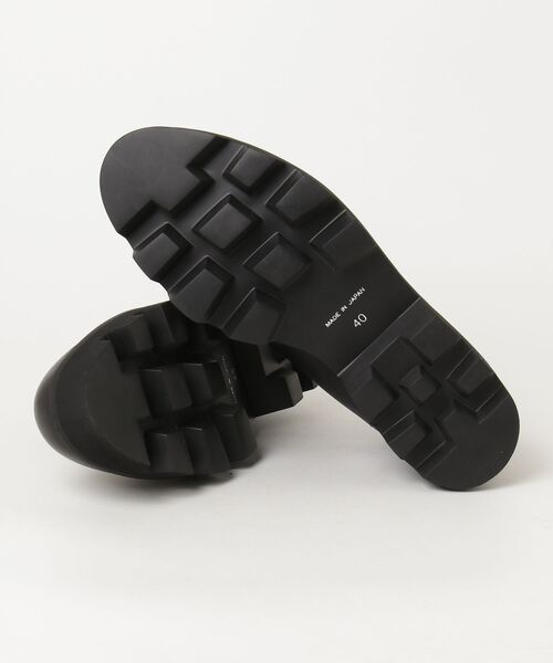 PADRONE（パドローネ）の「【PADRONE】別注 INSTEP GORE SHORT BOOTS with Chunky Sole (WATER PROOF LEATHER) PU7358-1234（その他シューズ・メンズ・ブラック・42/41/40）」の10枚目の写真