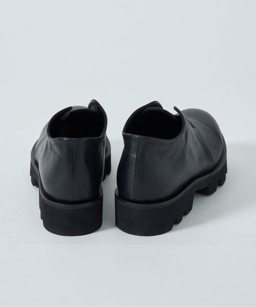 PADRONE（パドローネ）の「【PADRONE】別注 INSTEP GORE SHORT BOOTS with Chunky Sole (WATER PROOF LEATHER) PU7358-1234（その他シューズ・メンズ・ブラック・42/41/40）」の5枚目の写真