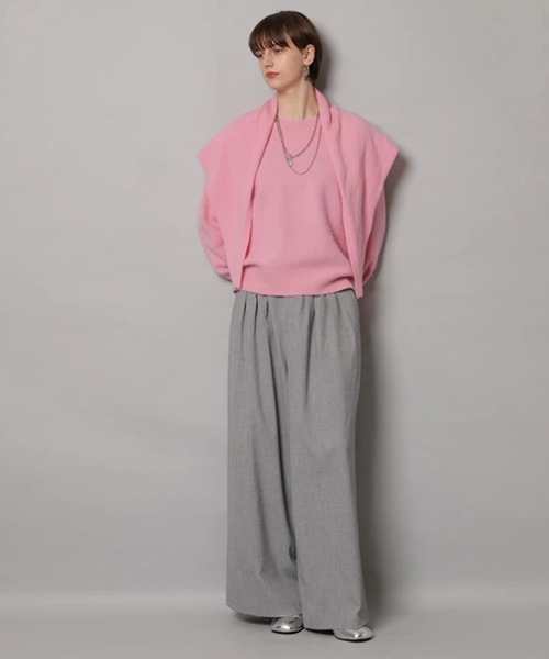 CADUNE（カデュネ）の「４タックパンツ（その他パンツ・レディース・ライトグレー/ブラック・38/36/34）」の7枚目の写真