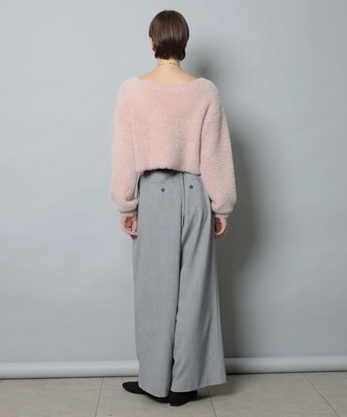 CADUNE（カデュネ）の「４タックパンツ（その他パンツ・レディース・ライトグレー/ブラック・38/36/34）」の10枚目の写真