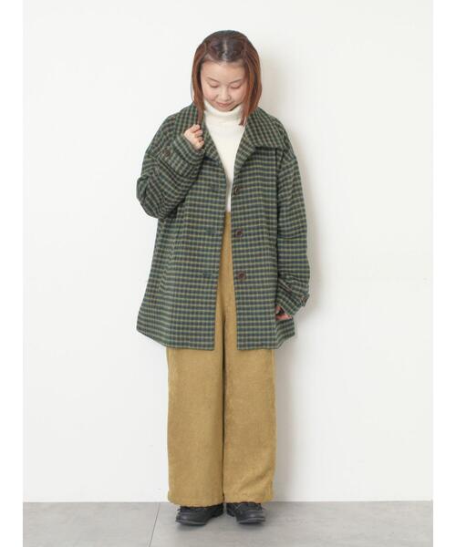 セール】シャギーチェックコート（その他アウター）｜Samansa Mos2
