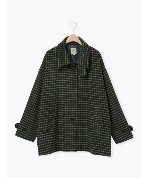 セール】シャギーチェックコート（その他アウター）｜Samansa Mos2