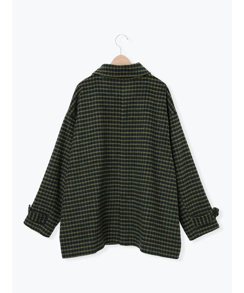 セール】シャギーチェックコート（その他アウター）｜Samansa Mos2