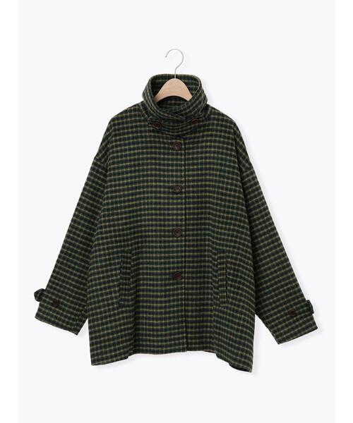 セール】シャギーチェックコート（その他アウター）｜Samansa Mos2