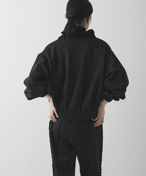 crinkle crinkle crinkle(クリンクルクリンクルクリンクル)の「『別注』crinkle crinkle crinkle×URBAN RESEARCH FRILL COLLER TRACK JACKET(ブルゾン・レディース・ブラック・FREE)」の12枚目の写真