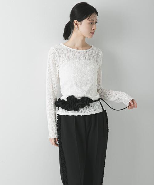 crinkle crinkle crinkle(クリンクルクリンクルクリンクル)の「『別注』crinkle crinkle crinkle×URBAN RESEARCH FRILL COLLER TRACK JACKET(ブルゾン・レディース・ブラック・FREE)」の15枚目の写真