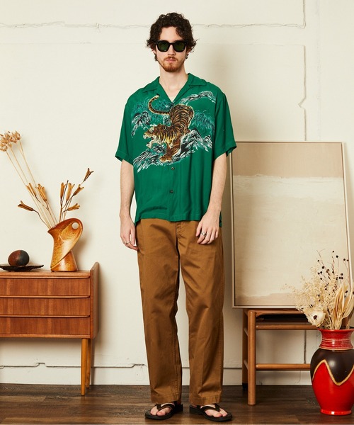Schott/ショット/TIGER RAYON SHIRT/タイガー レーヨン シャツ（シャツ