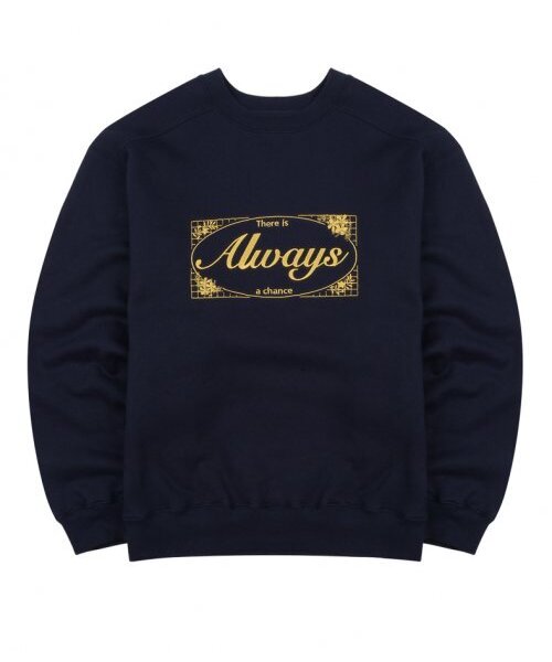 chancechance(チャンスチャンス)の「オールウェイズ刺繍スウェットシャツ(ネイビー/裏起毛)(スウェット・レディース・その他・MEDIUM/SMALL)」の1枚目の写真