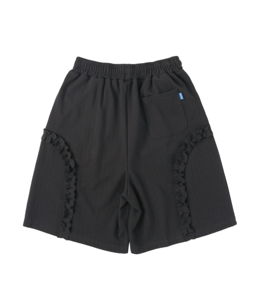 SUNNECT(ソネクト)の「Herringbone Frill Short - Charcoal(その他パンツ・レディース・その他・OS)」の2枚目の写真