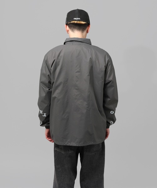 MFC STORE（エムエフシーストア）の「MFC STORE WEEKEND CLUB COACH JACKET（ナイロンジャケット・メンズ・ブラック/グレー系・S/M/L/XL）」の13枚目の写真