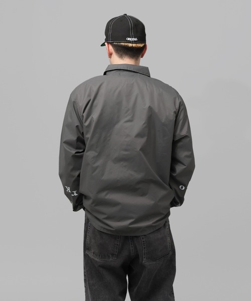 MFC STORE（エムエフシーストア）の「MFC STORE WEEKEND CLUB COACH JACKET（ナイロンジャケット・メンズ・ブラック/グレー系・S/M/L/XL）」の8枚目の写真