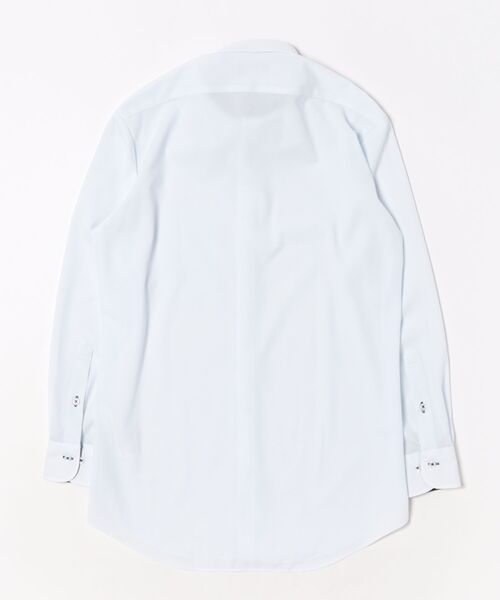TAKA-Q(タカキュー)の「ワイシャツ メンズ ストレッチ 吸水速乾 ノンアイロン ボタンダウン 長袖 ビジネス ドレス NEWスタンダードフィット(ビジネスシャツ・メンズ・サックスブルー・首回り39cm-裄丈80cm/首回り41cm-裄丈86cm/首回り45cm-裄丈86cm/首回り39cm-裄丈84cm/首回り41cm-裄丈82cm/首回り43cm-裄丈82cm/首回り43cm-裄丈86cm/首回り37cm-裄丈80cm)」の3枚目の写真