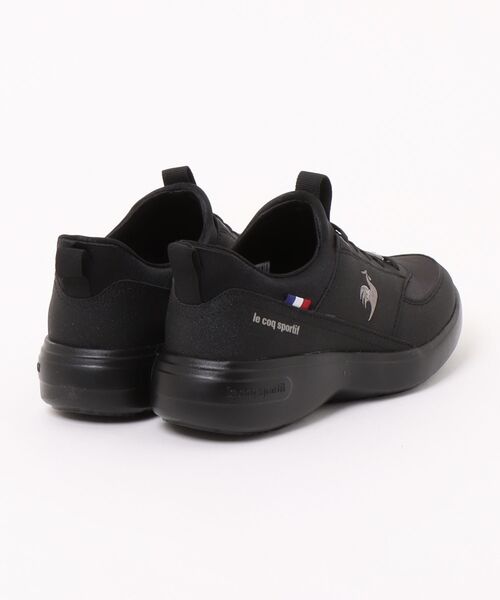 le coq sportif(ルコックスポルティフ)の「【le coq sportif】LCS ロ-ヌ SI(スニーカー・レディース・ピンク/ブラック×ブラック・23.0cm/23.5cm/24.0cm/24.5cm/22.5cm)」の3枚目の写真