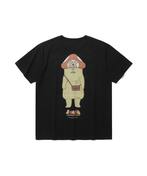 NICE GHOST CLUB(ナイスゴーストクラブ)の「DEDEDEDE ISOBEYAN TEE_BLACK(NG2EFUT505E)(Tシャツ/カットソー・レディース・ブラック・S/M/L)」の2枚目の写真