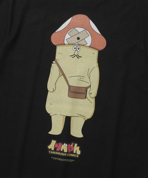NICE GHOST CLUB(ナイスゴーストクラブ)の「DEDEDEDE ISOBEYAN TEE_BLACK(NG2EFUT505E)(Tシャツ/カットソー・レディース・ブラック・S/M/L)」の4枚目の写真
