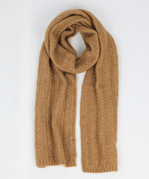 Monkey Flower（モンキーフラワー）の「ケーブルマフラー / SW5SMF01U_BEGIE（マフラー）」