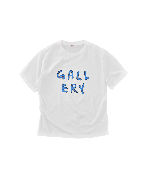 1011GALLERY(ワンゼロワンワンギャラリー)の「Gallery Stroke Logo T-Shirt-White(Tシャツ/カットソー・メンズ・その他・S/M/L)」の1枚目の写真