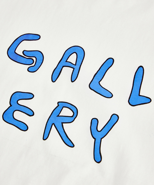 1011GALLERY(ワンゼロワンワンギャラリー)の「Gallery Stroke Logo T-Shirt-White(Tシャツ/カットソー・メンズ・その他・S/M/L)」の3枚目の写真
