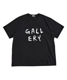 1011GALLERY（ワンゼロワンワンギャラリー）の「Gallery Logo T-shirt_Black (Restock)（Tシャツ/カットソー）」
