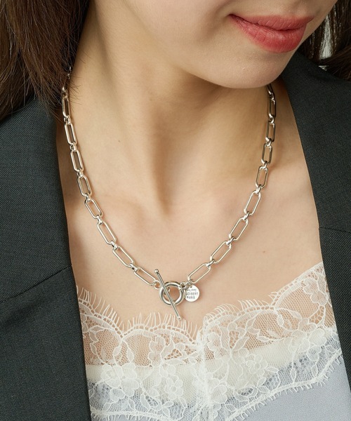 PHILIPPE AUDIBERT(フィリップ オーディベール)の「【PHILIPPE AUDIBERT】Millie necklace CO5040 AR(ネックレス・レディース・シルバー・FREE)」の4枚目の写真