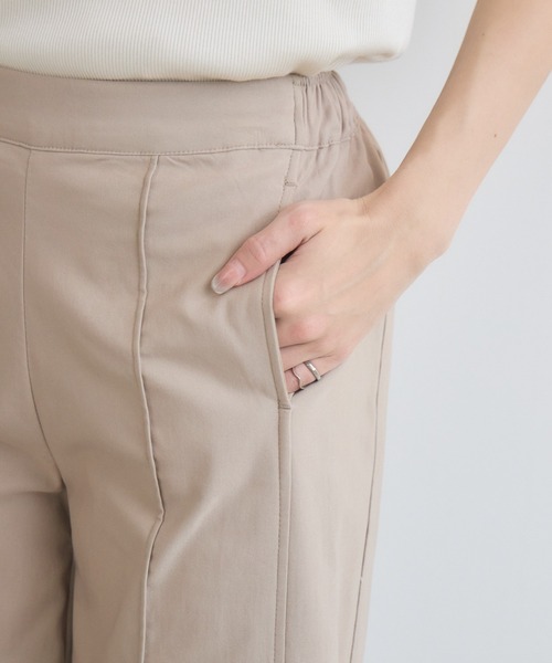 KATHARINE ROSS（キャサリンロス）の「【KATHARINE ROSS】HAKIYASE裏起毛ワイドパンツ（その他パンツ・レディース・ベージュ/ブラック・FREE）」の8枚目の写真