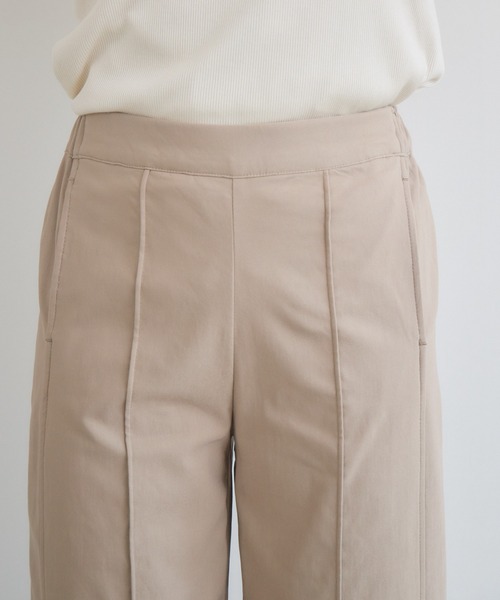 KATHARINE ROSS（キャサリンロス）の「【KATHARINE ROSS】HAKIYASE裏起毛ワイドパンツ（その他パンツ・レディース・ベージュ/ブラック・FREE）」の7枚目の写真