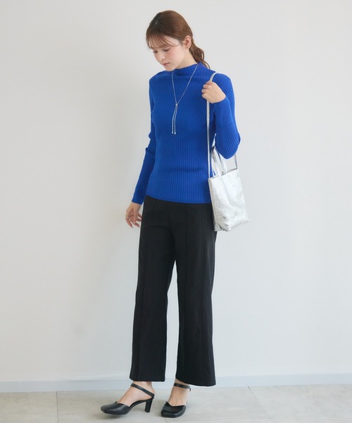 KATHARINE ROSS（キャサリンロス）の「【KATHARINE ROSS】HAKIYASE裏起毛ワイドパンツ（その他パンツ・レディース・ベージュ/ブラック・FREE）」の16枚目の写真