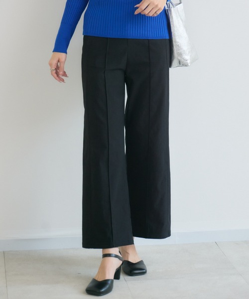 KATHARINE ROSS（キャサリンロス）の「【KATHARINE ROSS】HAKIYASE裏起毛ワイドパンツ（その他パンツ・レディース・ベージュ/ブラック・FREE）」の18枚目の写真