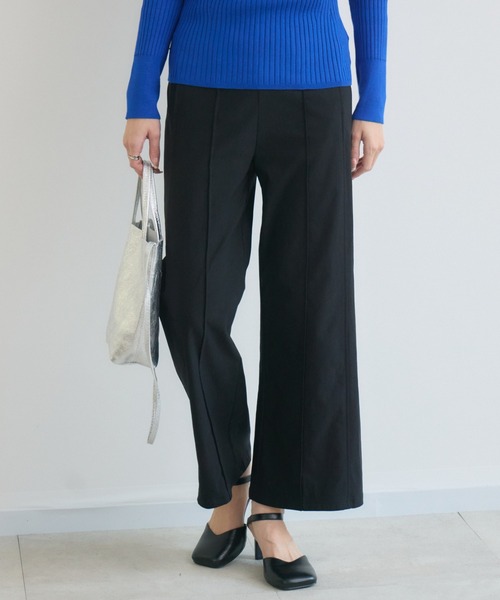 KATHARINE ROSS（キャサリンロス）の「【KATHARINE ROSS】HAKIYASE裏起毛ワイドパンツ（その他パンツ・レディース・ベージュ/ブラック・FREE）」の19枚目の写真