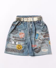 HYSTERIC MINI | HYSTERIC LOGO Like a denim Viscotex ハーフパンツ(その他パンツ)