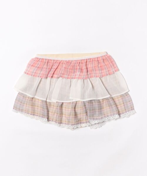 TINA:JOJUN(ティーナジョジュン)の「シフォン フリル ラップ レイヤード ショートパンツ TINA:JOJUN(その他パンツ・レディース・ベージュ/ブラック・S/M)」の22枚目の写真