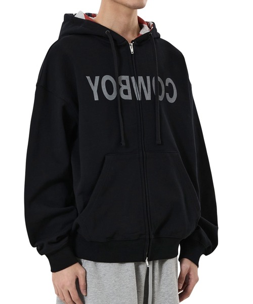 OY/オーワイ』REVERSE COWBOY HOODIE ZIP UP/リバースカウボーイジップ