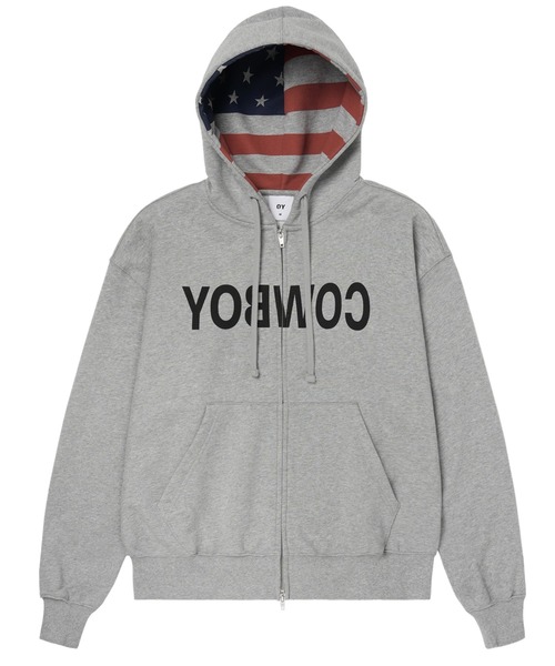 OY/オーワイ』REVERSE COWBOY HOODIE ZIP UP/リバースカウボーイジップ