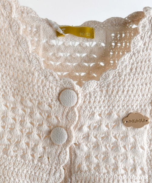 moimoln（モイモルン）の「スカーレットニットベスト（ベスト・キッズ・クリーム・110cm/120cm/130cm/100cm）」の10枚目の写真
