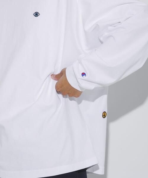 URBAN RESEARCH（アーバンリサーチ）の「LOWERCASE　L/S TEE byFACEOKA（Tシャツ/カットソー・メンズ・グリーン/ホワイト/ブラック/オートミール・MEDIUM/LARGE/X-LARGE）」の8枚目の写真