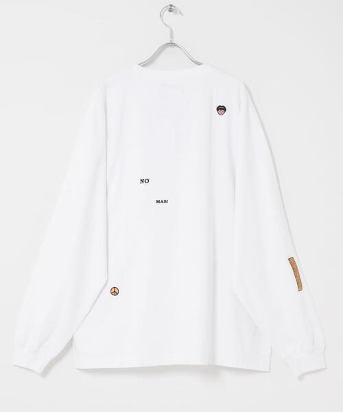 URBAN RESEARCH（アーバンリサーチ）の「LOWERCASE　L/S TEE byFACEOKA（Tシャツ/カットソー・メンズ・グリーン/ホワイト/ブラック/オートミール・MEDIUM/LARGE/X-LARGE）」の17枚目の写真