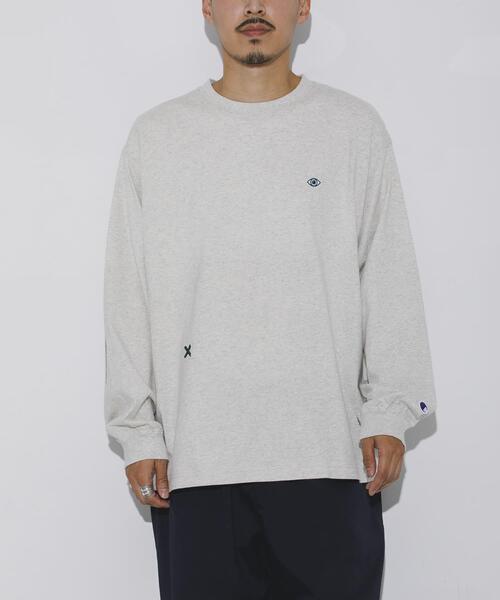 URBAN RESEARCH（アーバンリサーチ）の「LOWERCASE　L/S TEE byFACEOKA（Tシャツ/カットソー・メンズ・グリーン/ホワイト/ブラック/オートミール・MEDIUM/LARGE/X-LARGE）」の20枚目の写真